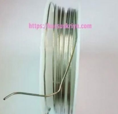Kawat asesoris 1 mm dari tembaga warna silver