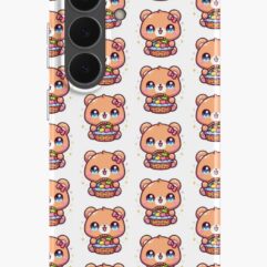 Samsung galaxy soft case bear fruit basket