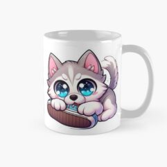 Husky Chewing shoe classic mug