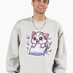 Husky Pillow fight premium sweatshirt