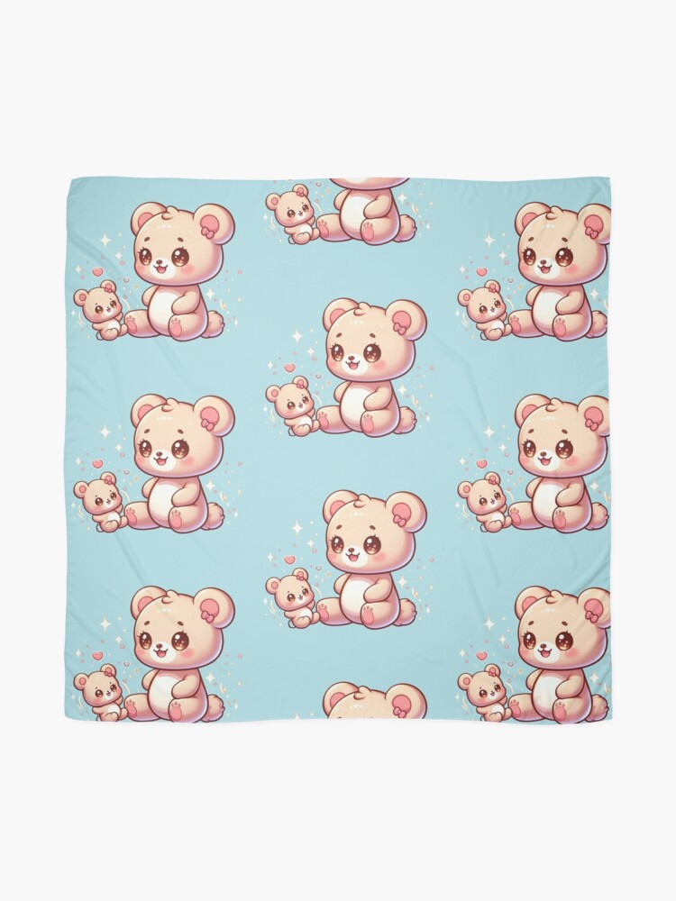 Teddy Bear Duo scarf
