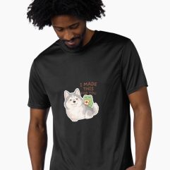 Husky and Frog Active T-Shirt
