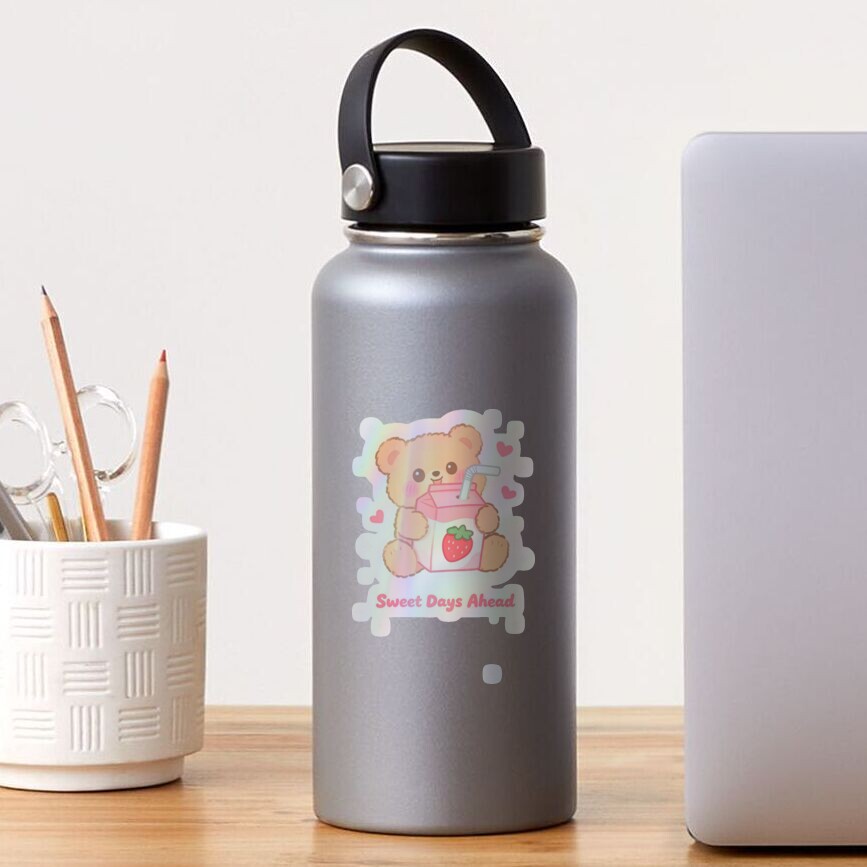 Sweet days ahead bear Sticker