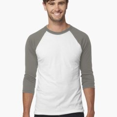 Cute Bee Happy baseball 3/4 sleeve T-Shirt