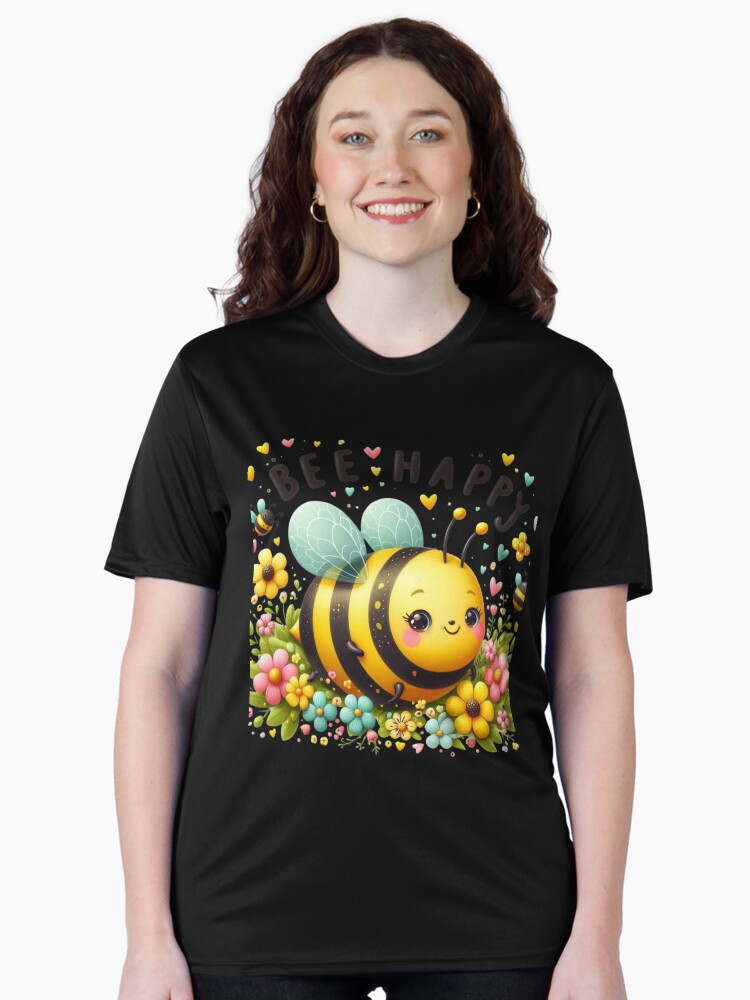 Bumble bee bee happy active T-shirts