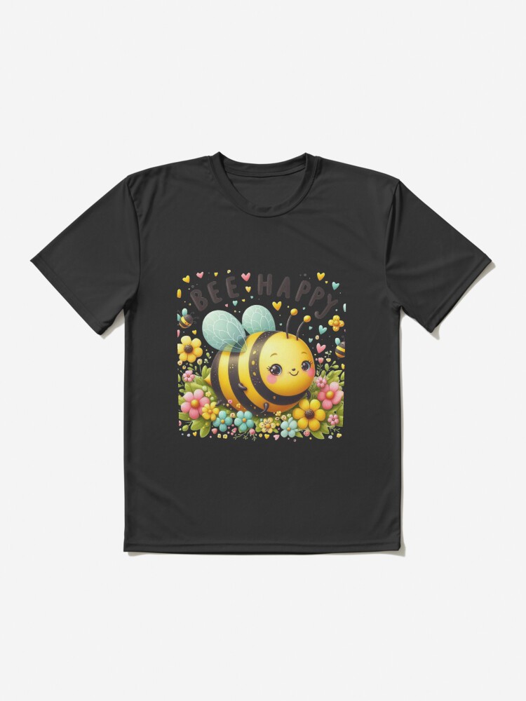 Bumble bee bee happy active T-shirts