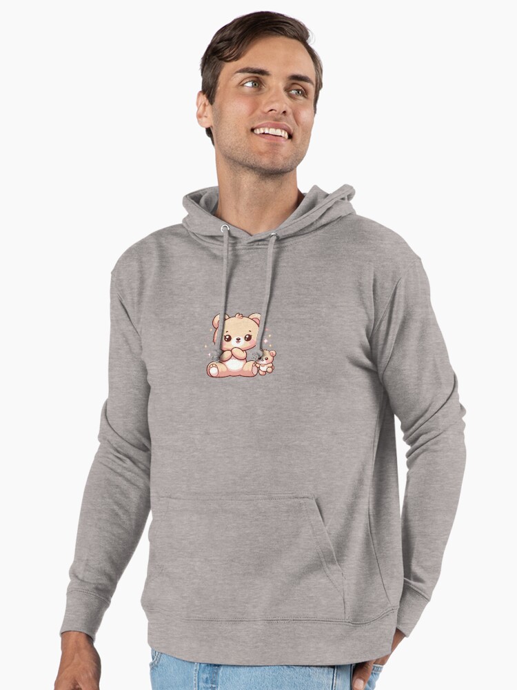 Cute Teddy Bear lightweight hoodie