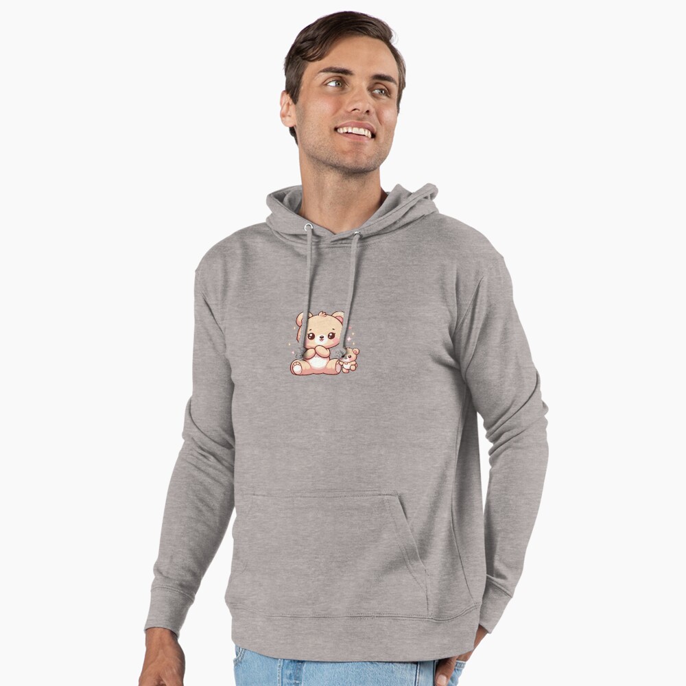 Cute Teddy Bear lightweight hoodie
