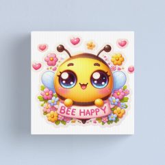 Bee-Bee Happy Canvas Print