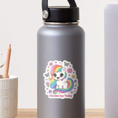 Choose Joy Today Pegasus Sticker