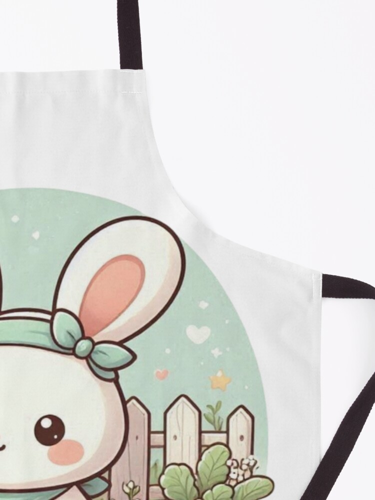Bunny Gardening Bloom At Your Own Pace apron