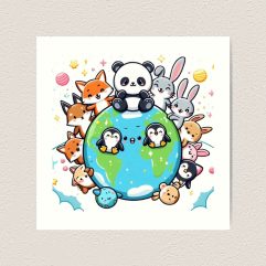 We are on the same rock art print