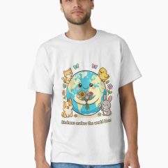 Kindness makes the world bloom classic t-shirt