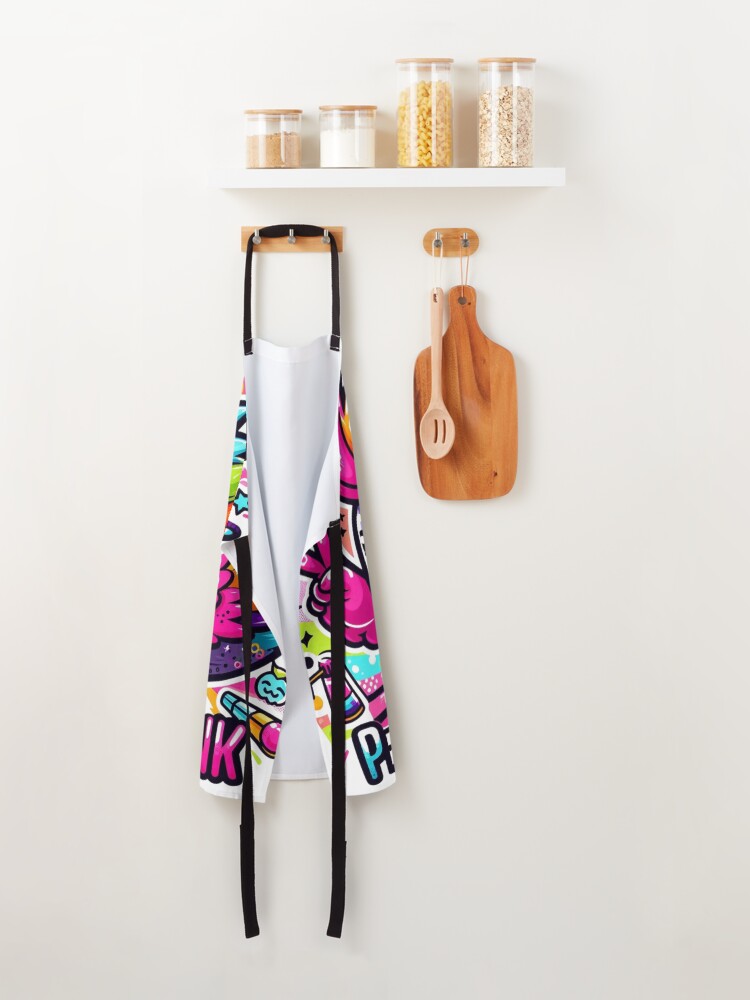 Peace is punk apron