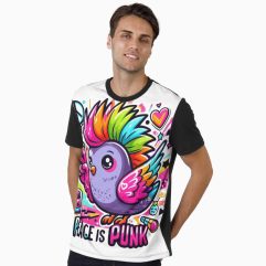 Peace is punk Graphic T-Shirt