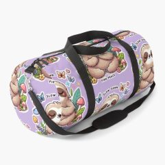 Slow down find peace duffle bag