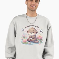 Peace Flows Within Premium oversized sweatshirt