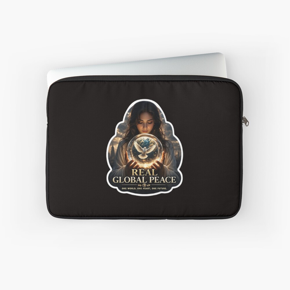 Real Global Peace laptop sleeve