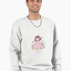 Bloom from within pullover sweatshirt