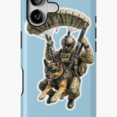 Tactical military paratrooper iphone tough case