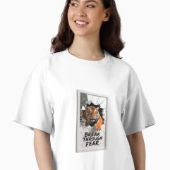 Tiger Break Trough Fear Boxy T-shirt