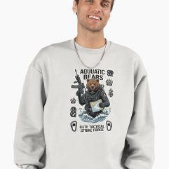 Bear Elite Tactical Strike Force Combat Premium Oversized sweatshirt