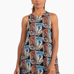 Fight or flight your choice a line dress