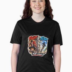 Anime Fight or flight your choice active t-shirt