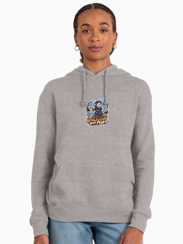 Unleash your power anime lightweight hoodie