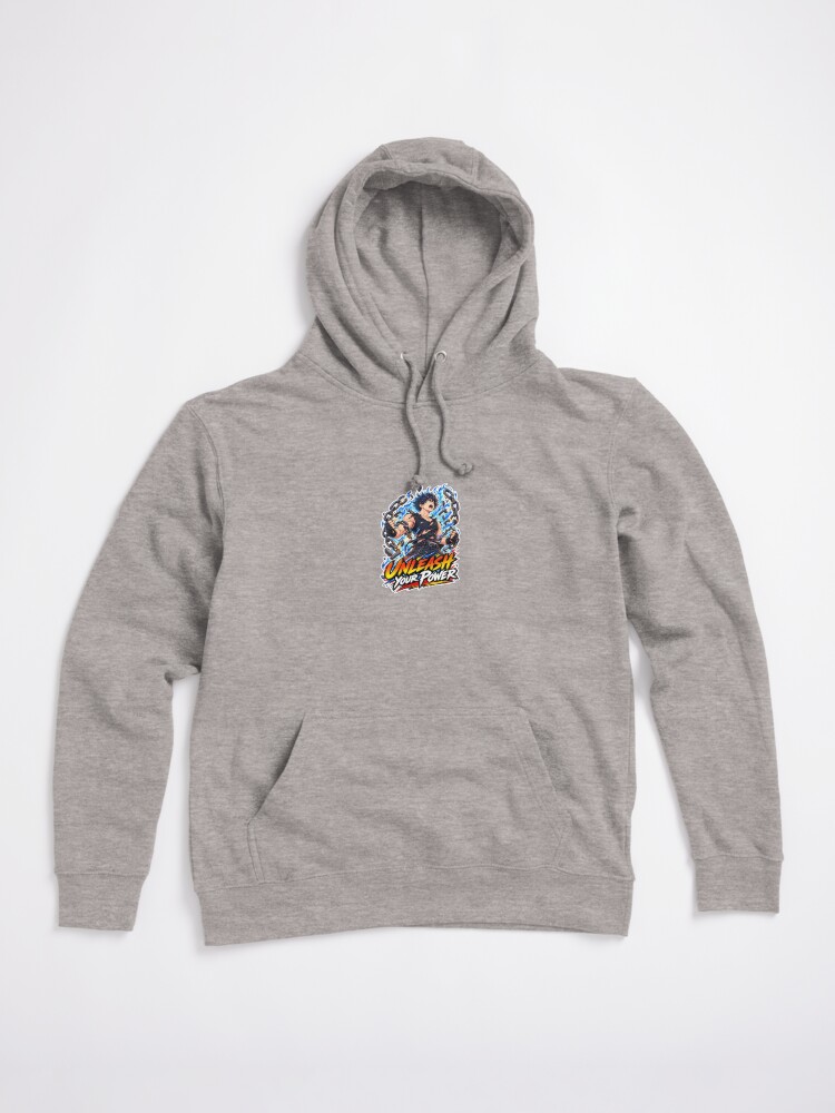 Unleash your power anime lightweight hoodie