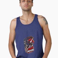Keep Moving Forward Always–Never Give Up Anime Motivation Tank Top (T0036)