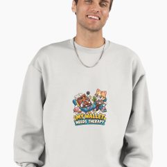My Wallet Needs Therapy anime premium oversized sweatshirt